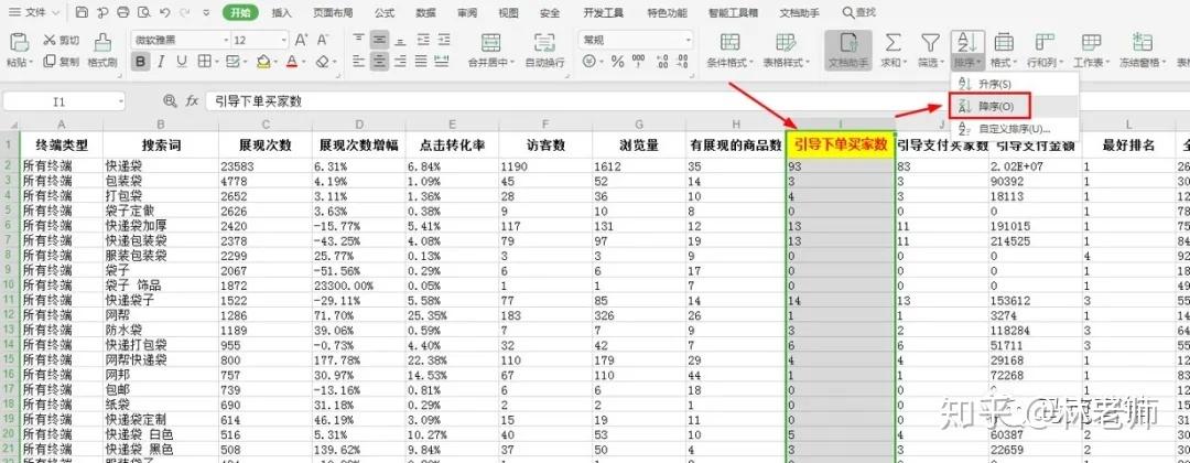 数据分析的几种方法-{下拉词