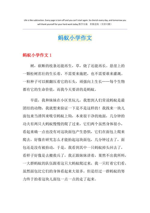 关于蚂蚁的知识是什么文章-{下拉词